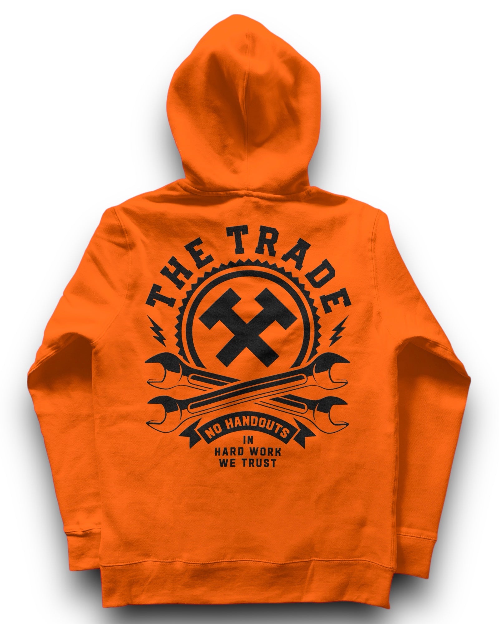 Wrench Crest Hoodie Hi Vis